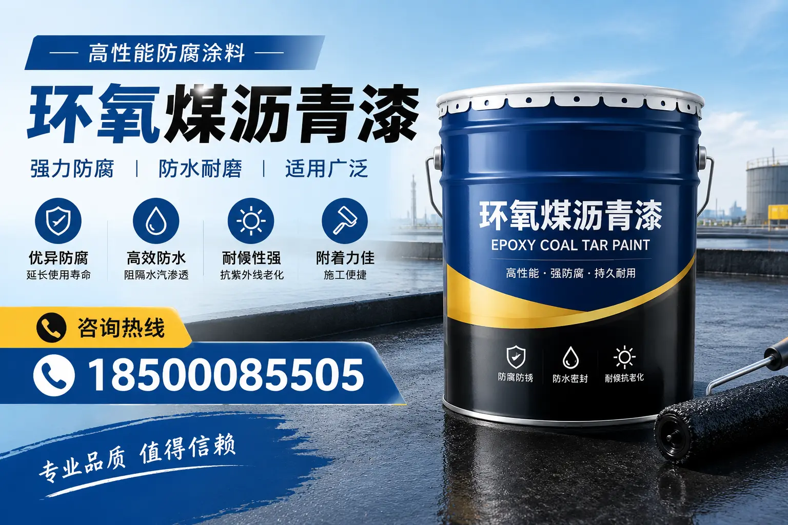 环氧煤沥青漆的主要成分与功能，沧州用户深度了解